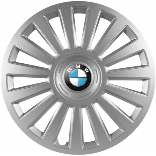 KRYTY KOLIES PRE BMW 15" LUXURY silver 4ks